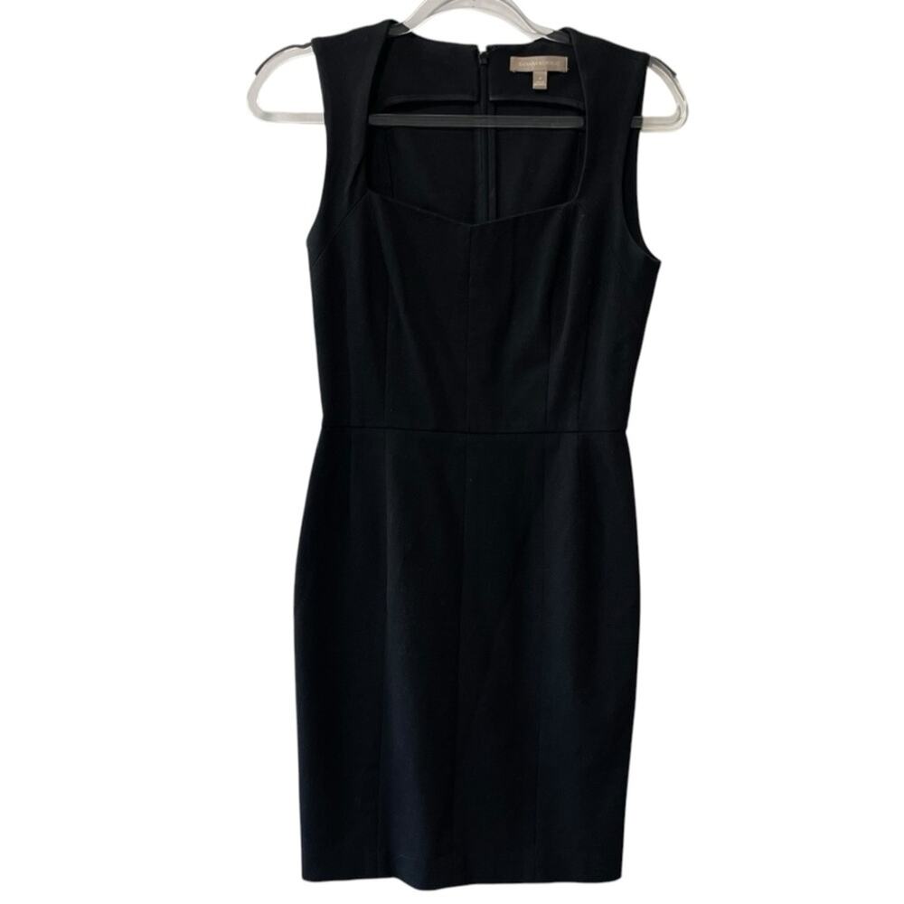 Banana Republic Sleeveless Body Con Shift Dress Black Size 4